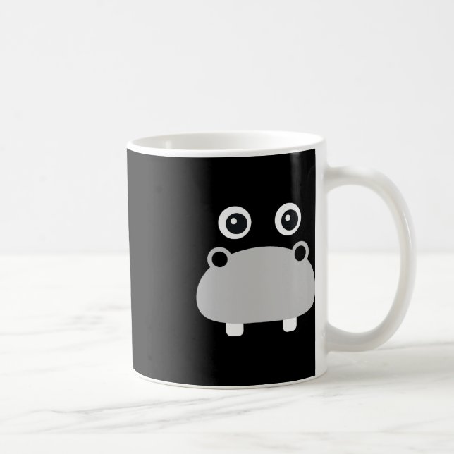 Kawaii Hippo Face Easy Halloween Costume Boys Kaffeetasse (Rechts)