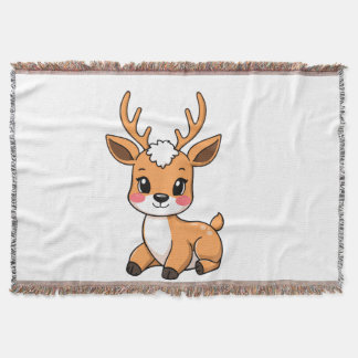 Kawaii-Hirsch-Gewebe-Decke Decke