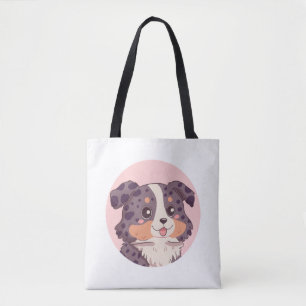 Kawaii-Hund aus niedlichem Cartoon Tasche