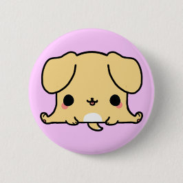 Kawaii Hund (Sie ändern den Hintergrund!) Button