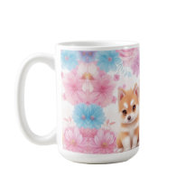 Kawaii Husky Welpen: Pastel Pals Kaffee