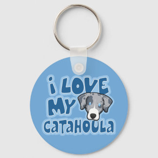 Kawaii I Liebe My Catahoula Schlüsselanhänger