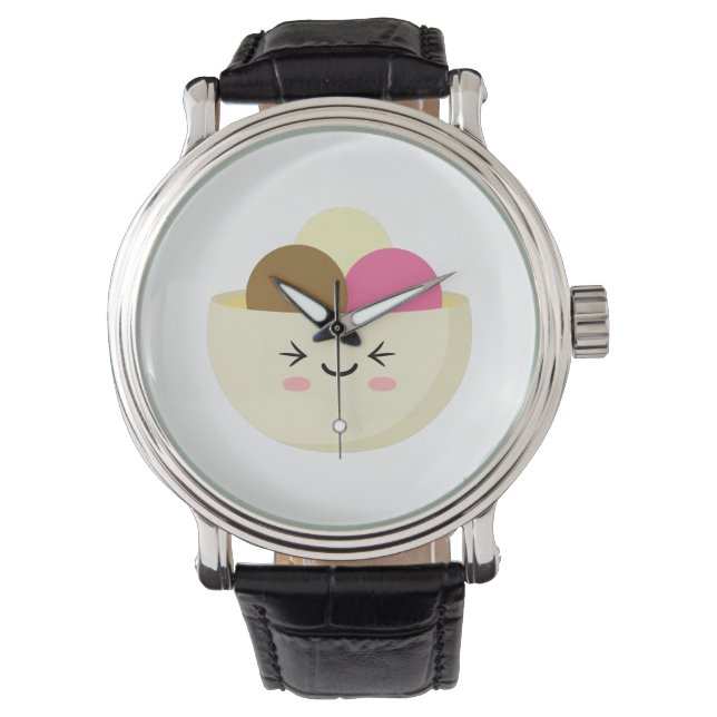 Kawaii Ice Cream Armbanduhr (Vorderseite)