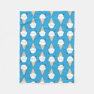 Kawaii Ice Cream Cones Fleecedecke