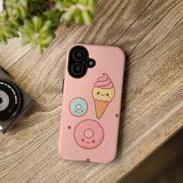 Kawaii Ice Cream & Donut Phone Case | iPhone 14 Hülle