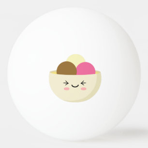 Kawaii Ice Cream Tischtennisball