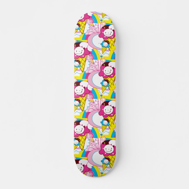 Kawaii Ice Cream Uber Niedlich Skateboard (Vorne)