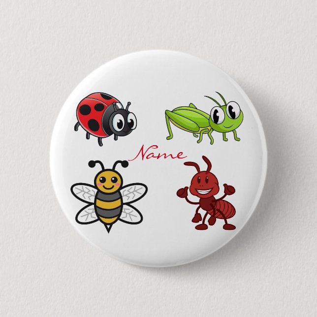 Kawaii Insects Thunder_Cove Button (Vorderseite)