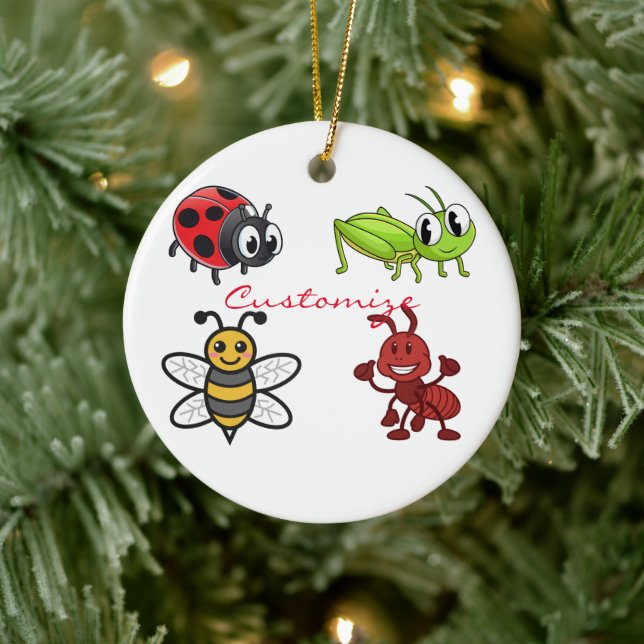 Kawaii Insects Thunder_Cove Keramik Ornament (Baum)