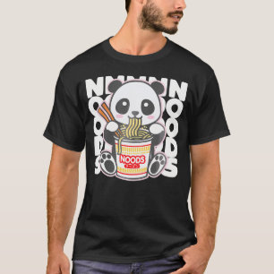 Kawaii Instant Noodles Niedlich Anime Panda Japani T-Shirt