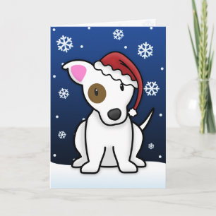Kawaii Jack Russell Weihnachtskarte Feiertagskarte