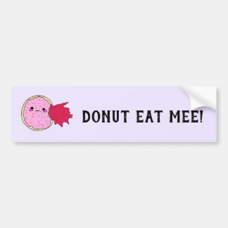 Kawaii Jam Donut Eat Me Autoaufkleber