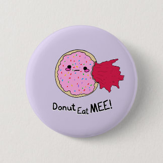 Kawaii Jam Donut Iss Mich Button