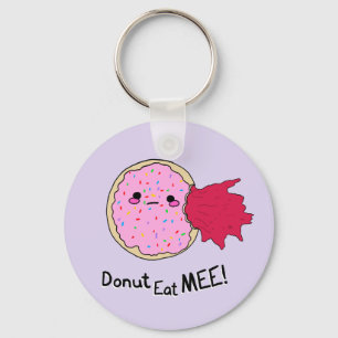 Kawaii Jam Donut Iss Mich Schlüsselanhänger