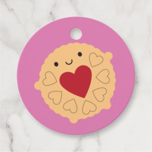 Kawaii Jammie Dodger Biscuit Geschenkanhänger
