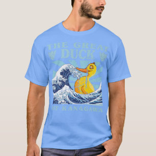 Kawaii Japan Great Wave Great Duck Niedlich Japan T-Shirt