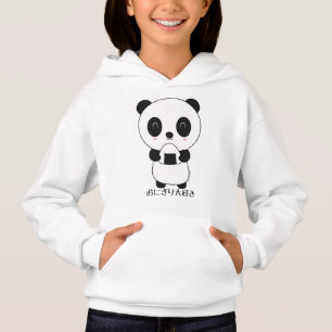 Kawaii Japan Panda mit Onigiri  Hoodie