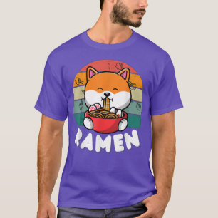 Kawaii Japanese Noodles Niedlich Anime Dog Shiba I T-Shirt