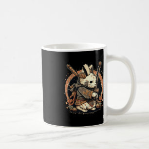 Kawaii Japanese Style Samurai Bunny Anime Kaffeetasse