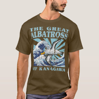 Kawaii Japanisch Great Wave Great Albatross Niedli T-Shirt