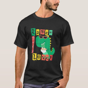Kawaii Japanisch Ramen Noodles T-Shirt Anime Dinos