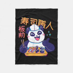 Kawaii Japanisch Sushi Zitat guten Koch Food Bear Fleecedecke