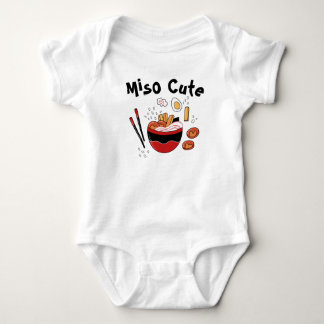 kawaii japanische Gastronomie ramen Nudelsuppe mis Baby Strampler