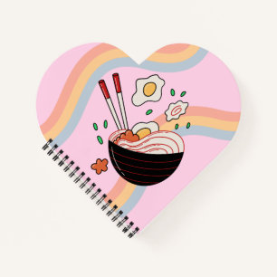 Kawaii Japanische Ramen Schürze Notizbuch