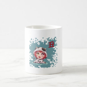 Kawaii Japanischer Zodiac Ochse- Jahr des Ochsen Kaffeetasse