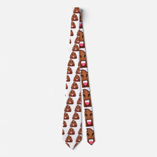 Kawaii kacke Emojis Krawatte