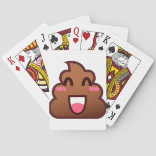 Kawaii kacke Emojis Spielkarten