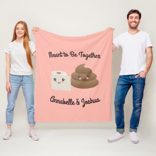 Kawaii kacken u. Freundin-Geschenk TPs Fleecedecke