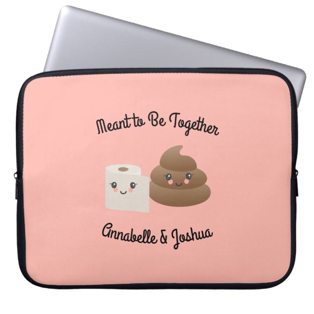 Kawaii kacken u. Freundin-Geschenk TPs Laptopschutzhülle (Vorderseite)