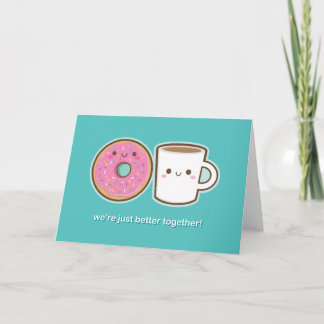 Kawaii Kaffee & Donut Karte