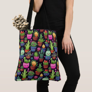 Kawaii-Kaktus-Tragetasche Tasche