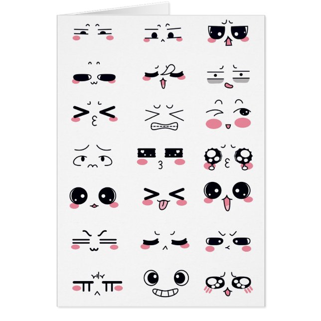 Kawaii kaomoji (Vorne)