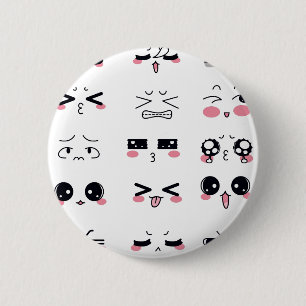 Kawaii kaomoji button