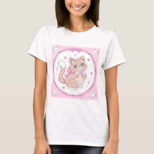 Kawaii-Katz-T-Shirt für Frauen T-Shirt