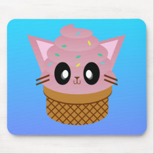 Kawaii-Kätzcheneiskatze Mousepad