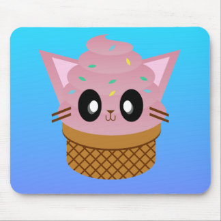 Kawaii-Kätzcheneiskatze Mousepad