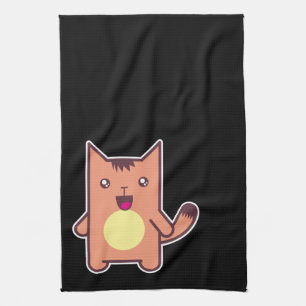 Kawaii Katze Geschirrtuch