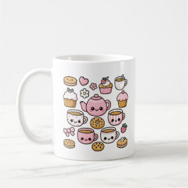 Kawaii Kekse und Tee Kaffeetasse