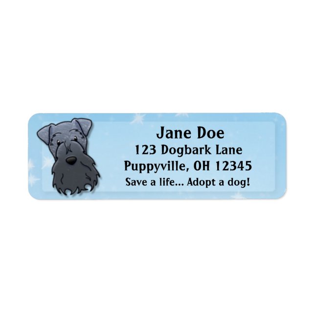Kawaii Kerry Blue Terrier (Vorne)