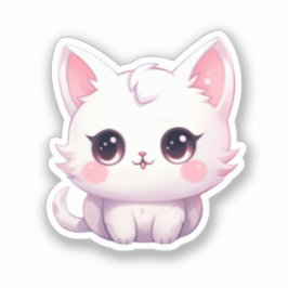 Kawaii Kittens Aufkleber