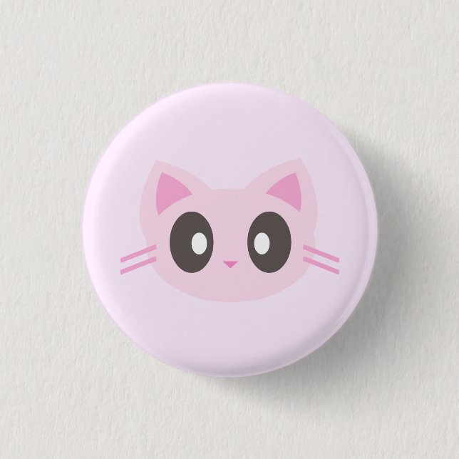 kawaii kitty button (Vorderseite)