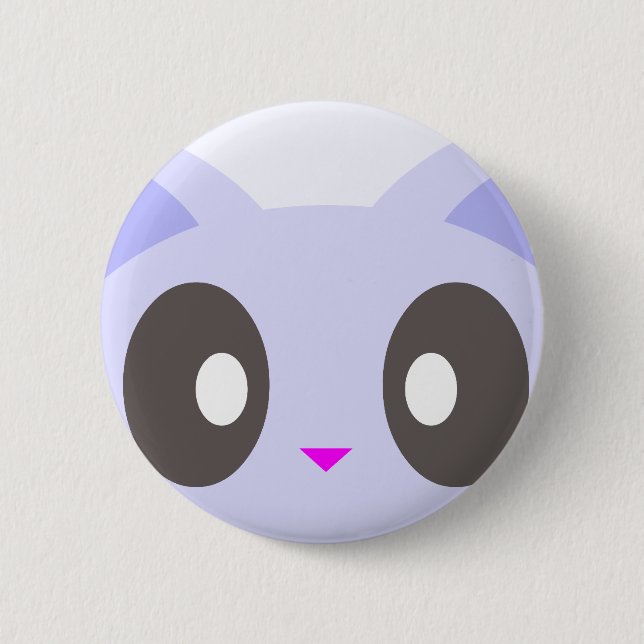 kawaii kitty Closeup Button (Vorderseite)