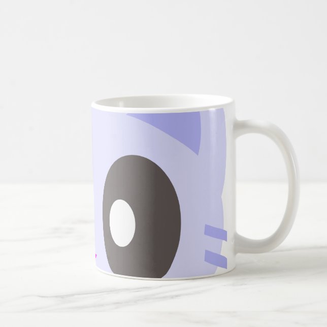 kawaii kitty Closeup Kaffeetasse (Rechts)