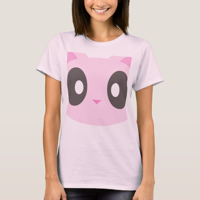 kawaii kitty Closeup T-Shirt (Vorderseite)