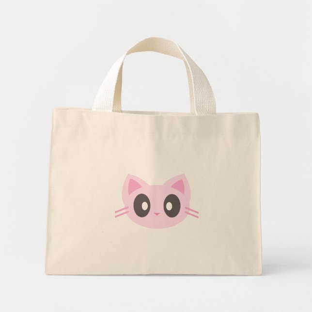 kawaii kitty mini stoffbeutel (Vorne)