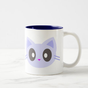 kawaii kitty zweifarbige tasse